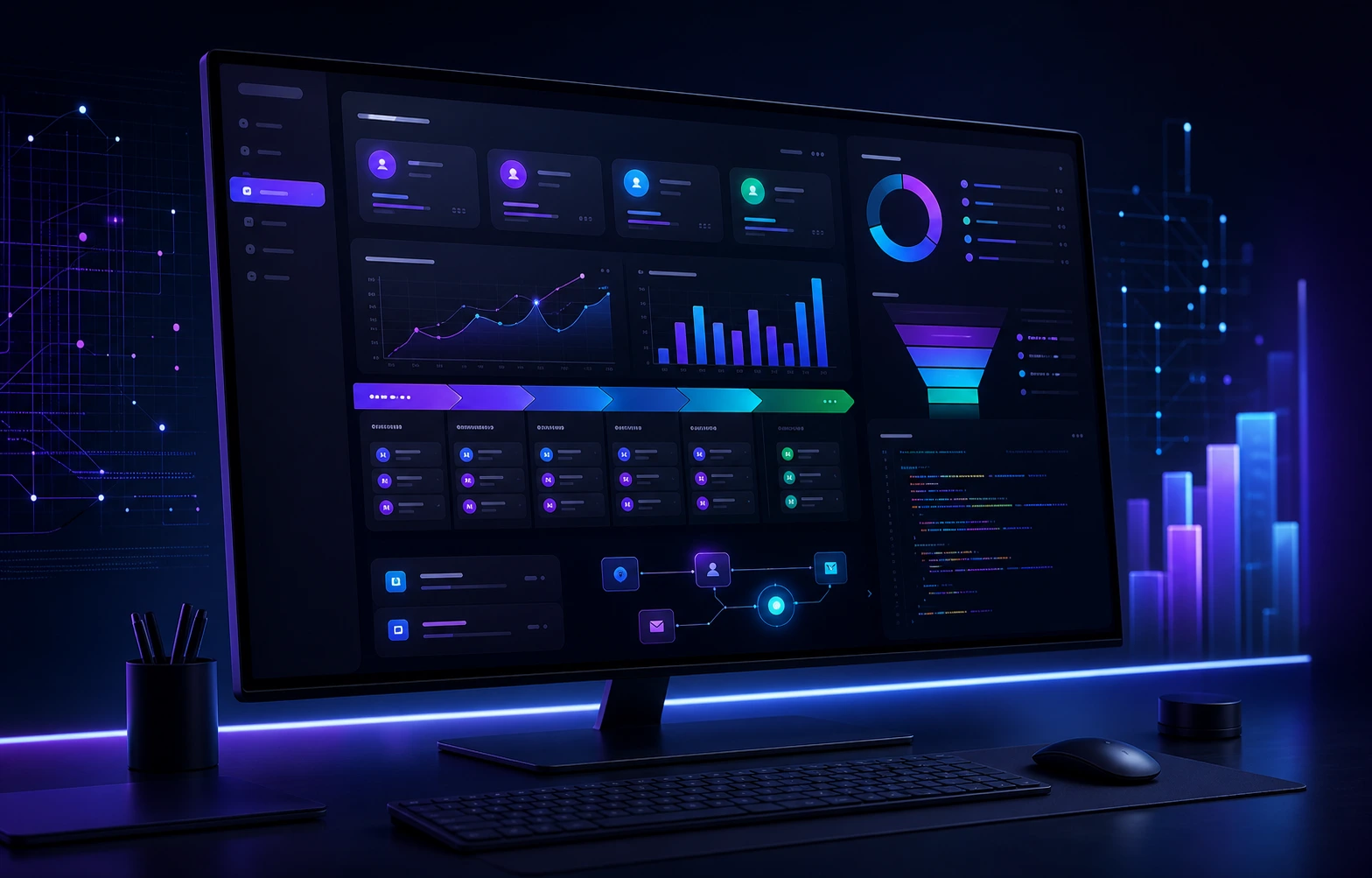 AI-powered commercial dashboard and automation platform