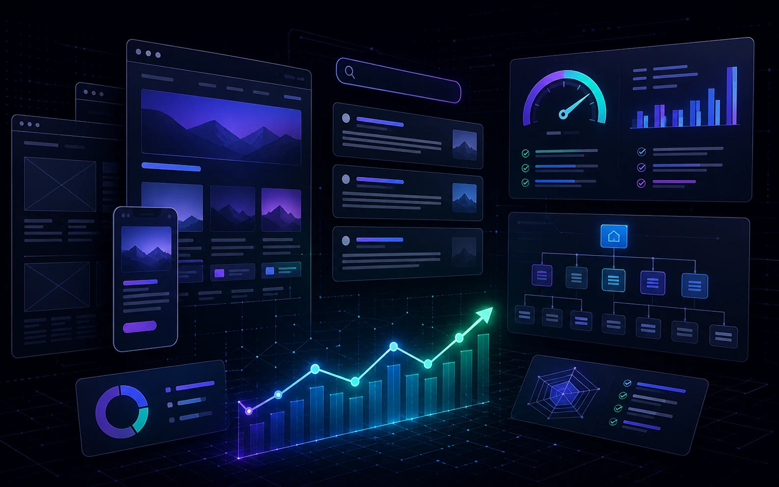 SEO redesign analytics and website growth system
